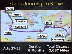 Acts 27-28 - Pauls Journey To Rome