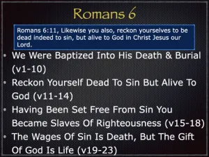 Romans 6 Outline