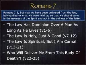 Romans 7 Outline