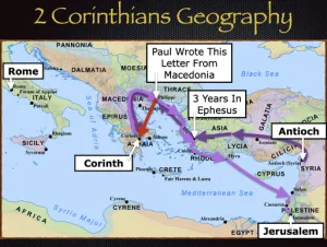 2 Corinthians: 2 Corinthians Geography