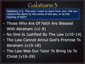 Galatians 3 Outline