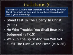 Galatians 5 Outline