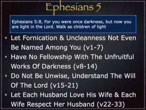 Ephesians 5 Outline