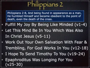 Philippians 2 Outline
