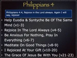 Philippians 4 Outline