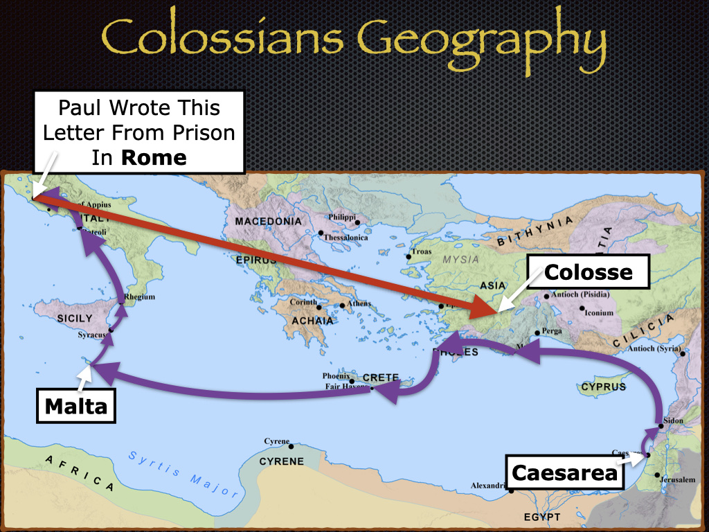 Colossians On FerventWord 003 Colossians 0 Map Colossians Geography 2000px 