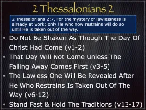 2 Thessalonians 2 Outline