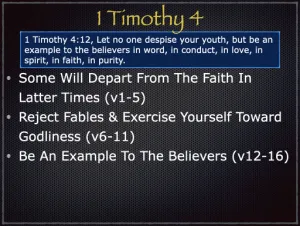 1 Timothy 4 Outline