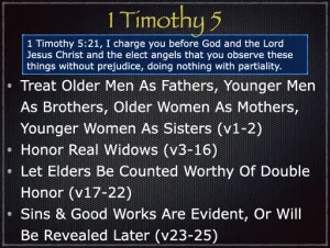 1 Timothy 5 Outline