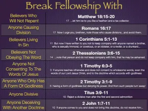 1 Timothy 6 - Break Fellowship With