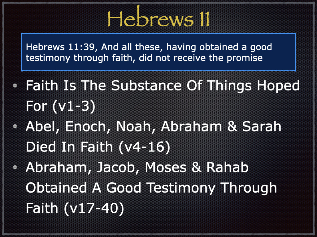 Study Hebrews 11 on FerventWord