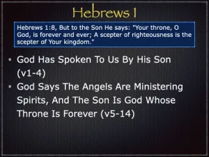 Hebrews 1 Outline