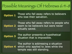 Hebrews 6 - Possible Meanings Of Hebrews 6