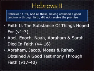 Hebrews 11 Outline