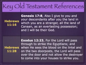 Hebrews 11 - Key Old Testament References