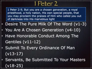 1 Peter 2 Outline