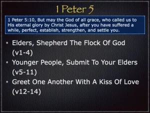 1 Peter 5 Outline