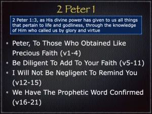 2 Peter 1 Outline