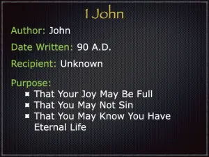 1 John: Book Introduction