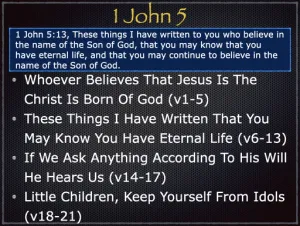 1 John 5 Outline