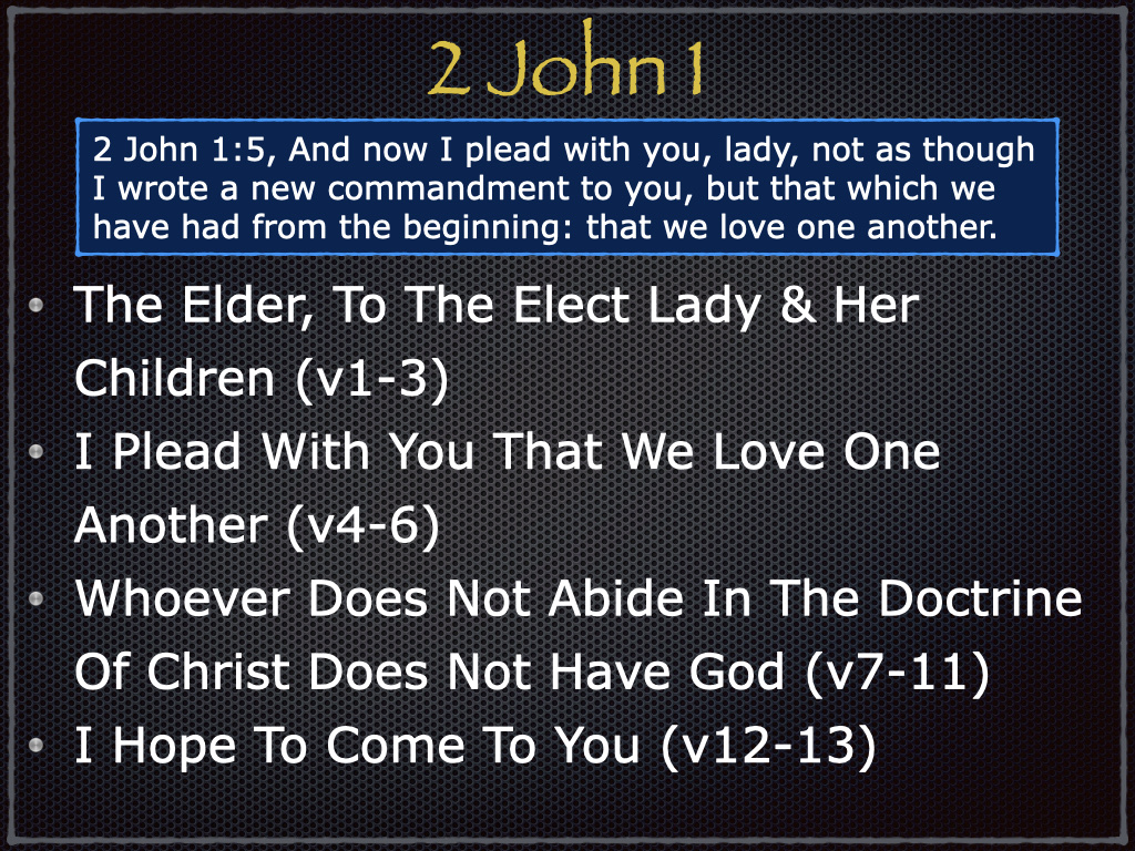 Study 2 John 1 on FerventWord