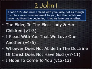 2 John 1 Outline