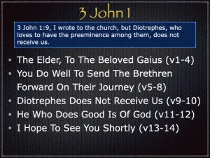 3 John 1 Outline