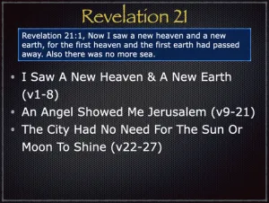 Revelation 21 Outline